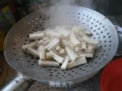 Make Pepper sauce, apricot mushroom step 3