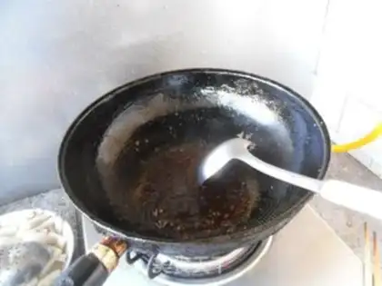 Make Pepper sauce, apricot mushroom step 4