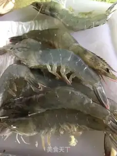 Make Garlic fan shrimp step 0