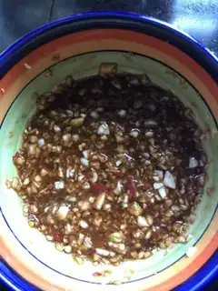 Make Garlic fan shrimp step 1