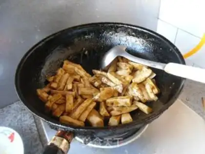 Make Pepper sauce, apricot mushroom step 7