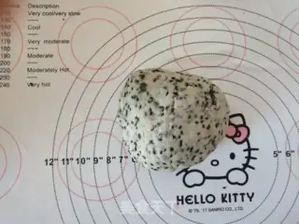 Make Black sesame onion soda cookies step 3