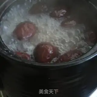 Make "Red dates, silver ear soup." step 6