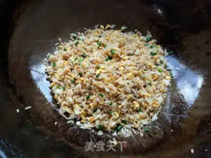 Make radish and egg fried rice step 7