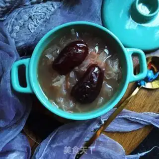 Make "Red dates, silver ear soup." step 9