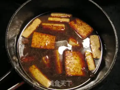 Make Tea halogenated tofu step 3