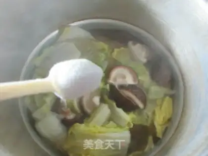 Make Chicken leg soup for mushrooms step 6