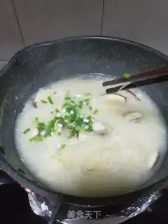 Make Porridge of mushroom shrimp step 5