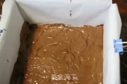 Make A truffle chocolate cake step 5