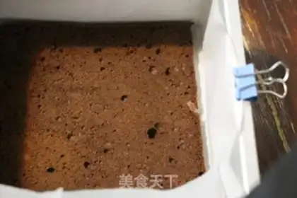 Make A truffle chocolate cake step 7