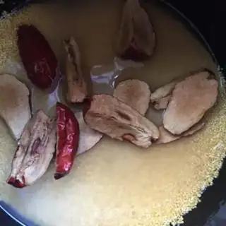 Make Red-tree rice porridge step 3
