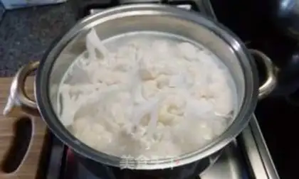 Make The white juice and the vegetables step 2