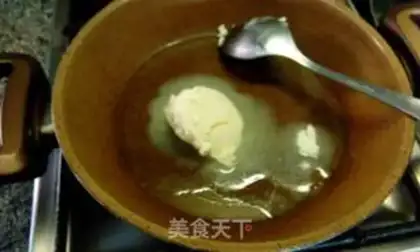 Make The white juice and the vegetables step 5
