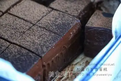 Make A truffle chocolate cake step 16