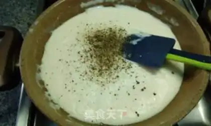 Make The white juice and the vegetables step 8