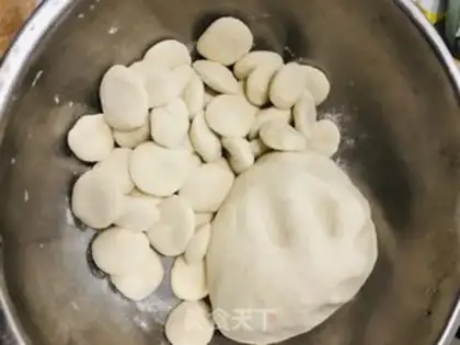 Make Three fresh dumplings step 3