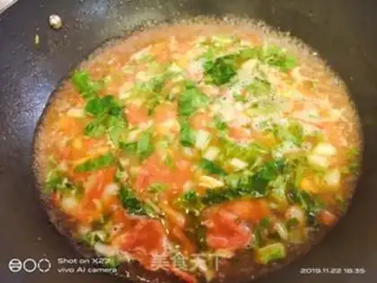 Make Soup egg noodles step 7