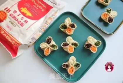 Make Four-Girl dumplings step 12