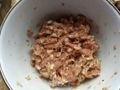 Make Pork dumplings step 0
