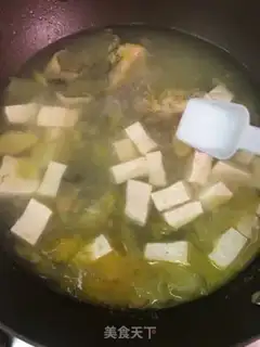 Make Pickled bean curving yellowfish soup step 12