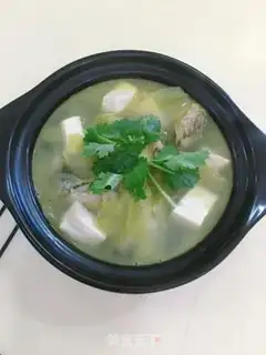 Make Pickled bean curving yellowfish soup step 14