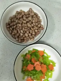 Make Cream with peanut rice step 5