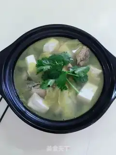 Make Pickled bean curving yellowfish soup step 15