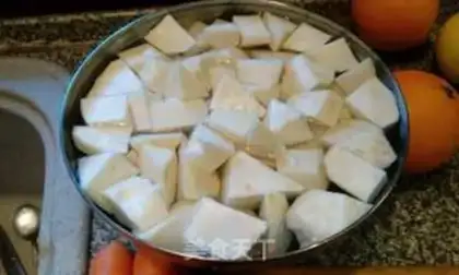 Make Orange celery root step 1
