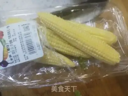 Make Mushroom corn step 1