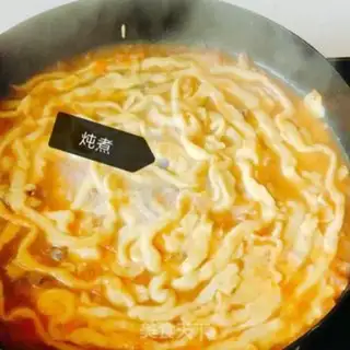 Make Red egg noodles step 7