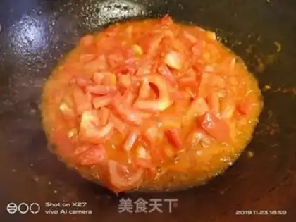 Make Tomato juice and gin mushrooms step 2