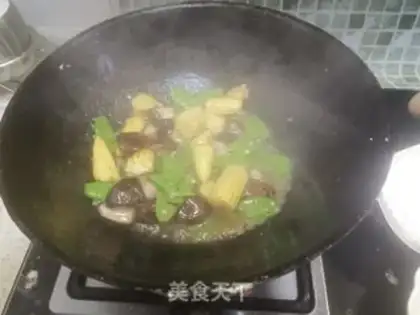 Make Mushroom corn step 8