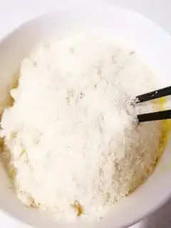 Make Coconut heart bread step 4