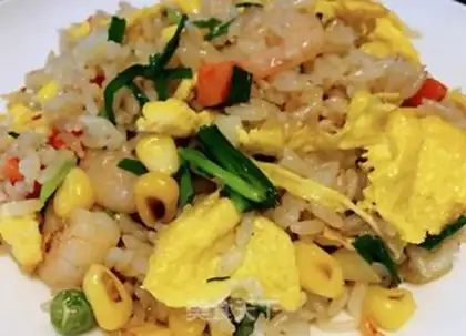 Make Shrimp rice step 4