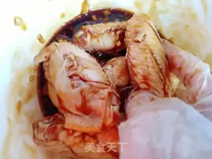Make A chicken with garlic sauce step 4
