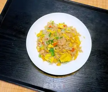 Make Shrimp rice step 5