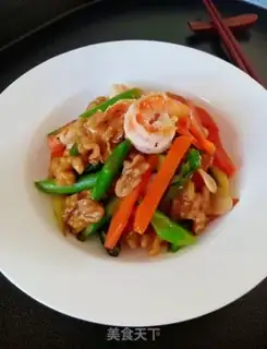 Make Shrimp walnut step 6