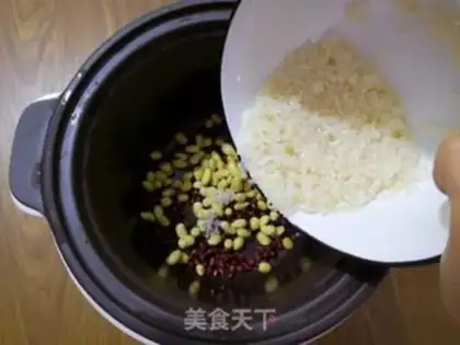 Make Two bean congee step 3