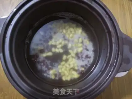 Make Two bean congee step 4