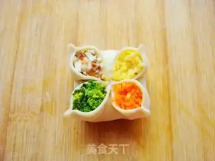 Make Four-Girl dumplings step 14