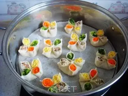 Make Four-Girl dumplings step 15