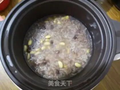 Make Two bean congee step 6