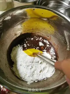 Make Chocolate marfin cake step 3