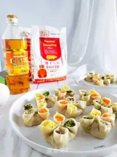 Make Four-Girl dumplings step 17