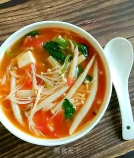 Make Golden Tomato Tofu soup step 6