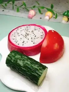 Make Lotus and fruit step 0