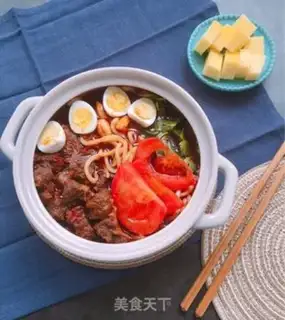 Make Homemade beef noodles step 9