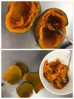 Make Pumpkin cashew step 1