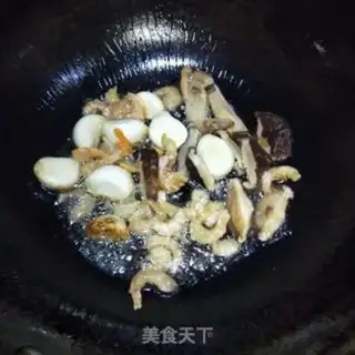 Make Shrimp mushrooms and melons step 3