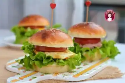 Make Soft burgers step 12